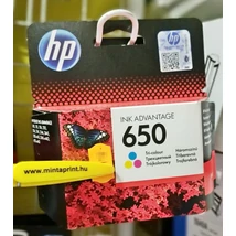 HP 650/CZ102 COLOR EREDETI PATRON
