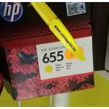HP 655/CZ112 YELLOW EREDETI PATRON