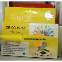 CANON CLI-526 SÁRGA UTÁNGYÁRTOTT PATRON ORINK