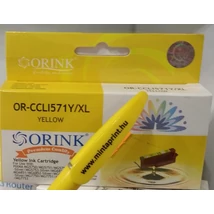 CANON CLI-571XL SÁRGA UTÁNGYÁRTOTT PATRON ORINK