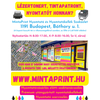 TONER, TINTAPATRONT HONNAN?
