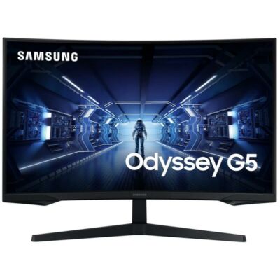 Samsung Odyssey G5 C27G55TQBU Monitor  + USB-C GYORS TÖLTŐ KÁBEL 