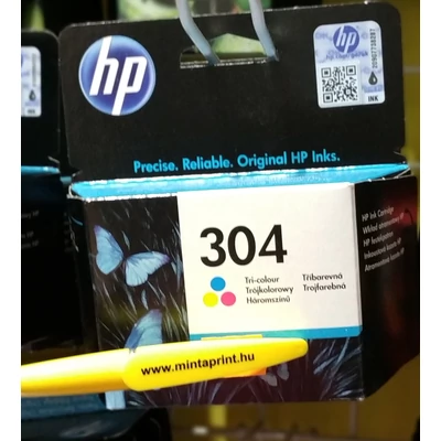 HP 304 COLOR EREDETI PATRON N9K05