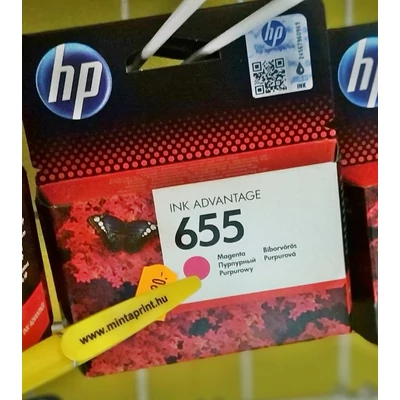 HP 655/CZ111 MAGENTA EREDETI PATRON